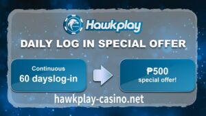 Ang Hawkplay online casino ay nagbibigay-daan sa hindi kilalang paglalaro, na nagpapahirap sa sinuman na masubaybayan ang mga aktibidad ng manlalaro.