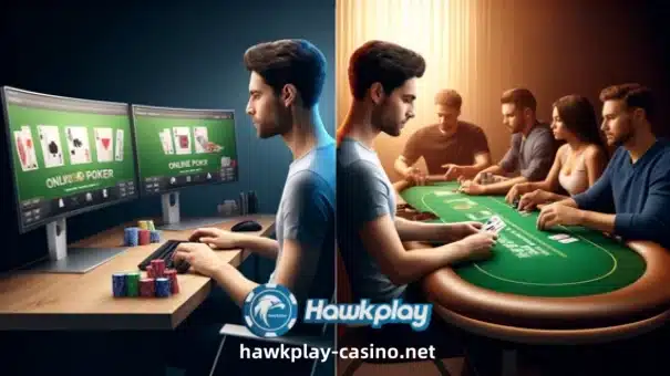 Pumunta lahat sa mga nangungunang poker room. Itaas ang mga pusta sa Hawkplay, ang pinakapinagkakatiwalaan at pinakamahalagang online poker site na available ngayon. Dagdag pa, makukuha mo ang mga pangunahing kaalaman sa mga online poker tournament, ang mga benepisyo ng mobile gaming, at ang saya ng pagsubok ng mga libreng laro.